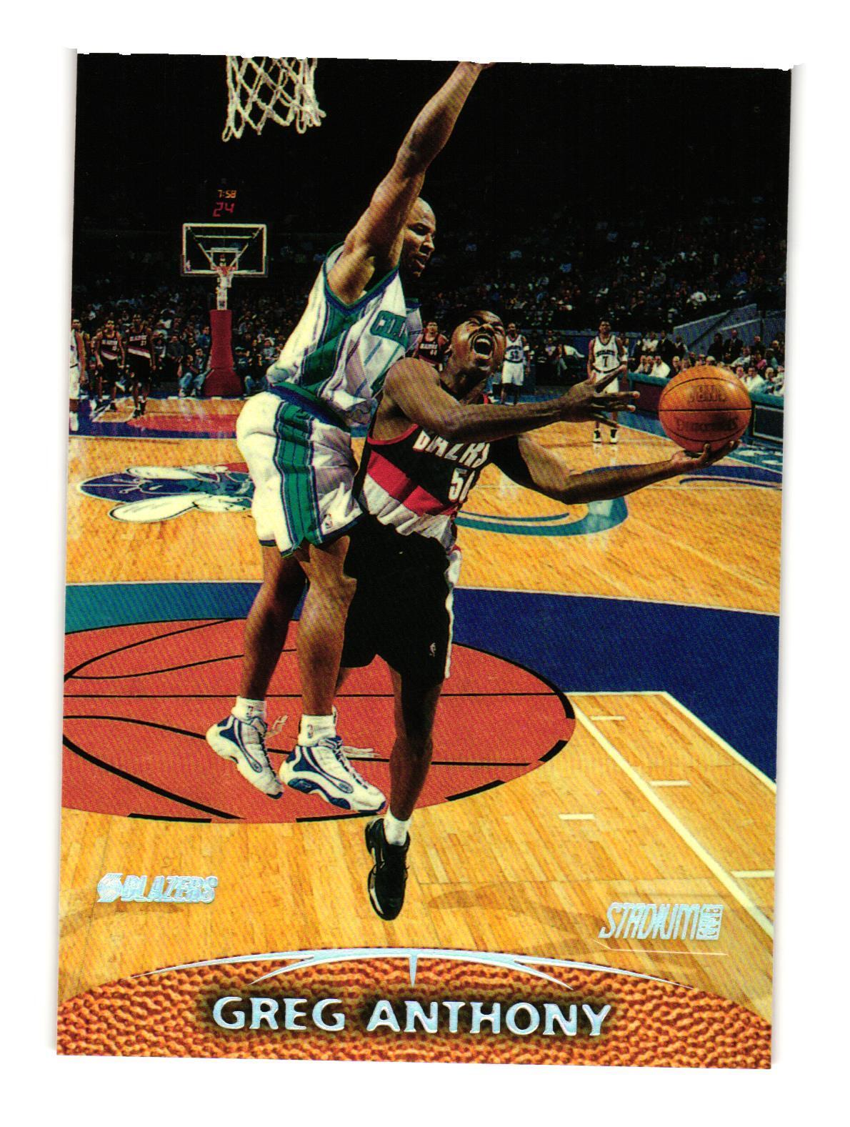 1999-00 Stadium Club #113 Greg Anthony Portland Trail Blazers