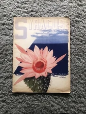 1938 Vintage SYRACUSE Italy Travel Brochure Tourist 1930's Guide Art Deco RARE