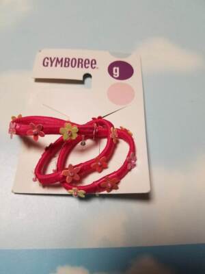NWT Girls one size Gymboree 2003 RAINBOW SHERBET 3 pc hair pony'o set ...
