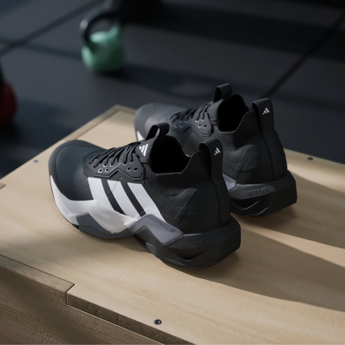 adidas Rapidmove ADV 2 Training Shoes in Black / Cloud White