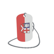 Dog Tag Flag Bunting Monk Deggingen Dog Tag Aluminium 30 x 50mm