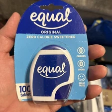 Equal Sweetener Zero Calorie Original Taste Sugar Free 100ct