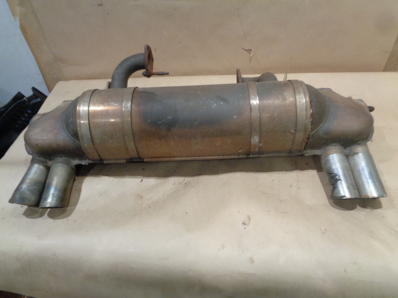 Ferrari 308 2 Valve , Mondial 2V -  Exhaust Muffler -  USED - Part # 111901