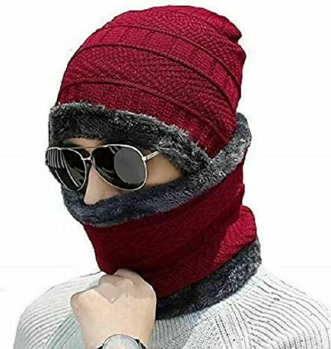 Indian Traditional Woolen Beanie Cap 