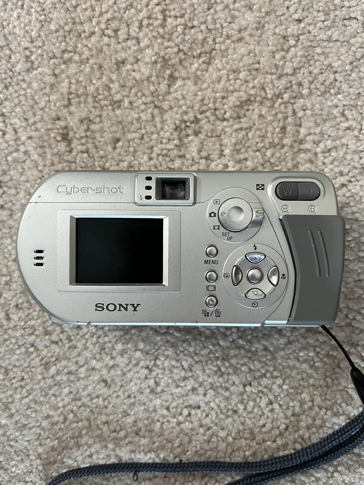 Sony Cybershot DSCP72 3.2MP Digital Camera Silver MPEG Movie VX