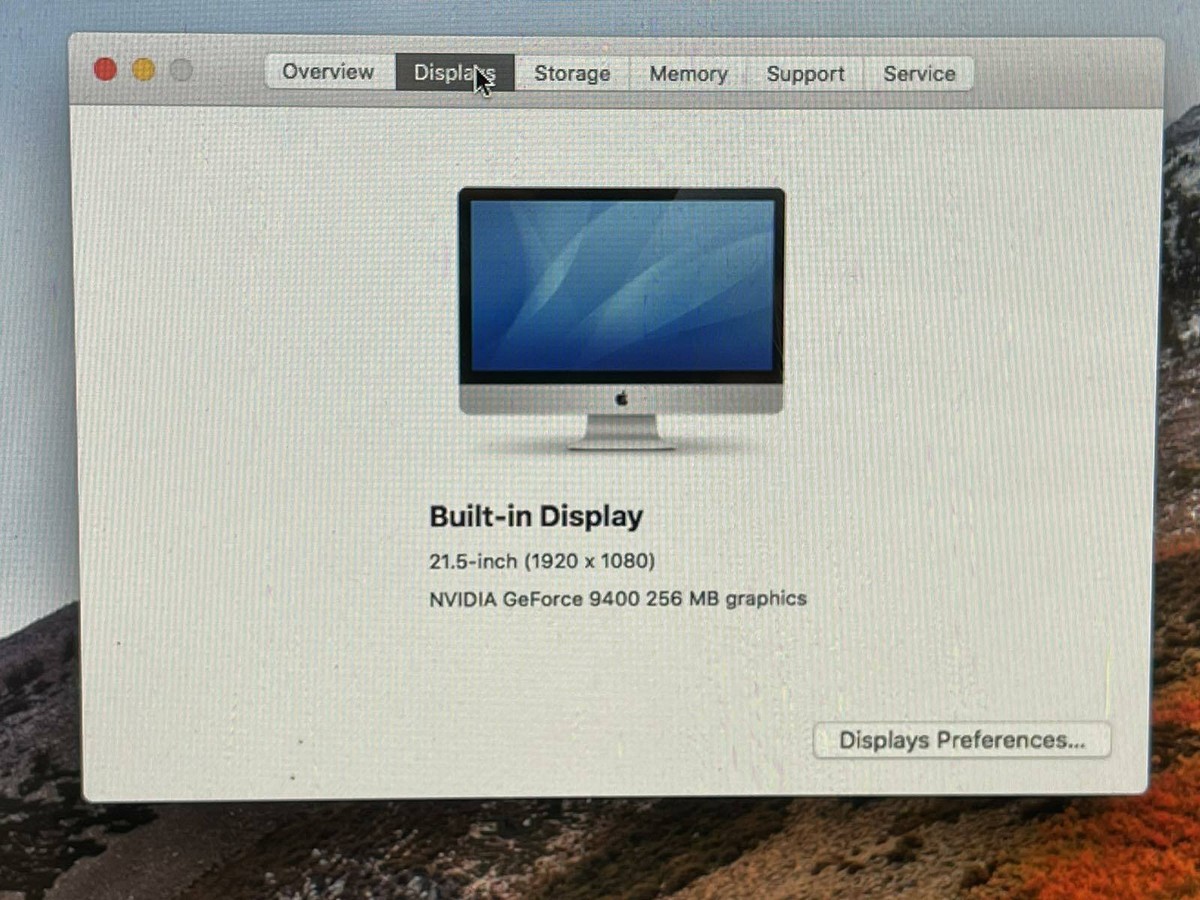Macデスクトップ iMac 2009 21.5 SSD512GB GeForce 2009 Apple iMac 21.5