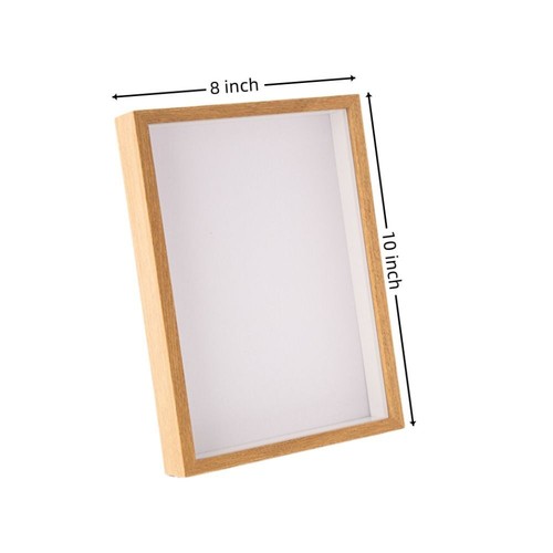 Rectangular Shadow Box Frame Multi-size Display Case Flora Ticket Crafts - Picture 14 of 14
