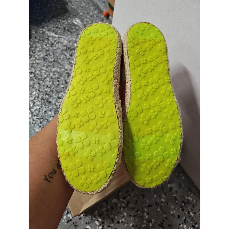 Zapatilla deportiva Umi Tala rosa naranja a rayas EU 34 US 2 UK 2 nueva alpargata gancho bucle Foto 4 de 4