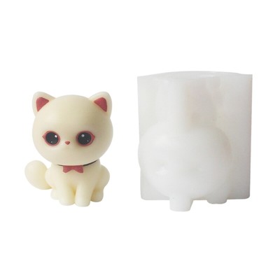 Eye Liner Cats Shape Squeeze Toy Silicone Molds for Chocolate Candy Ice Crafting