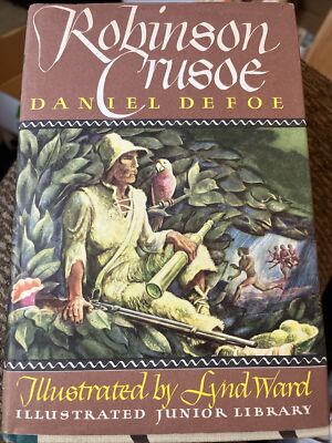 Robinson Crusoe by Daniel Defoe (1946, Illustrated Junior Library) HC ...