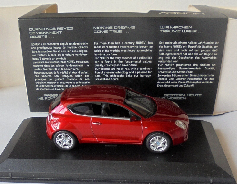 Alfa Romeo Mito 1/43 Scale Diecast Norev Model Mint Condition
