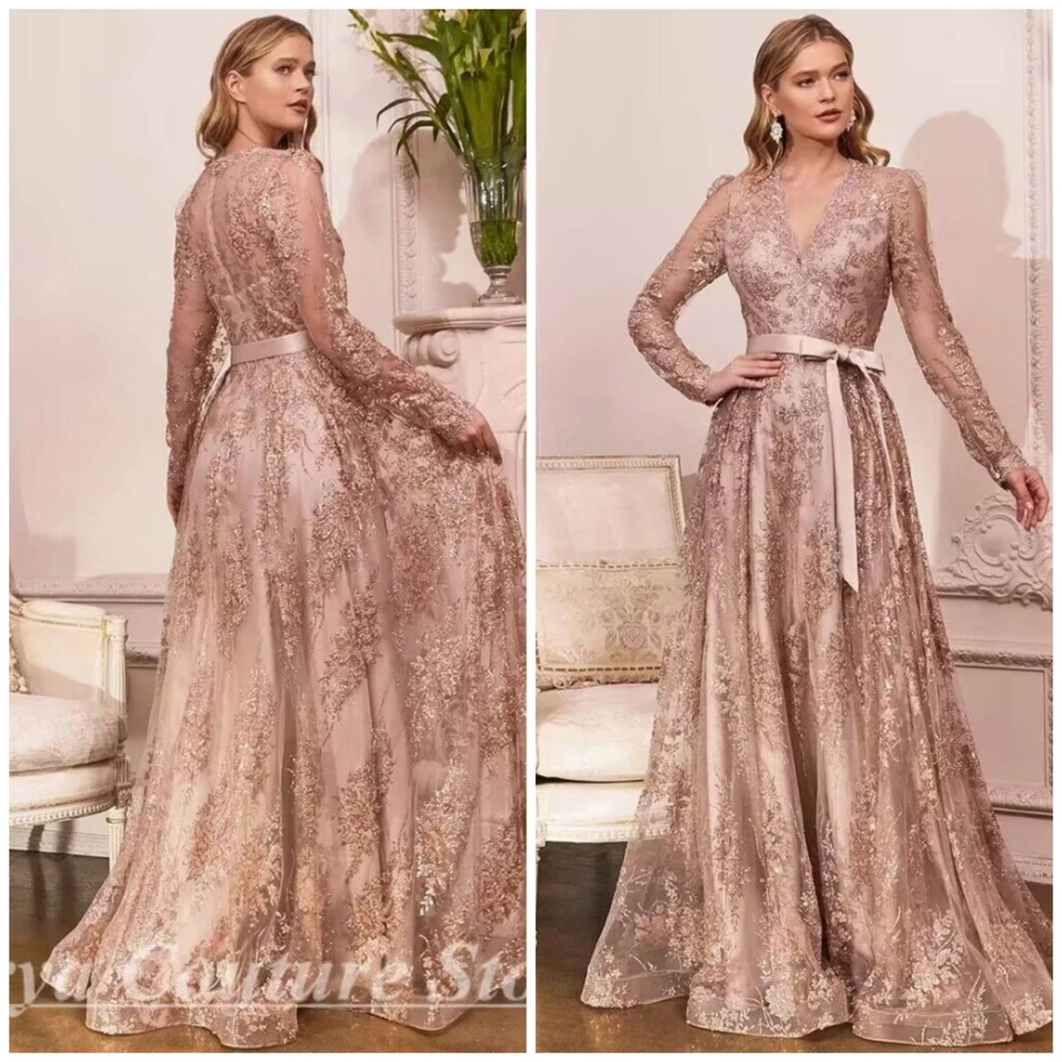 rose gold dresses for women