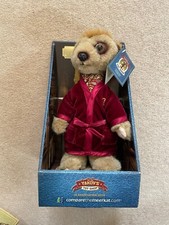 Aleksandr Compare the Meerkat Soft Toy New in box and Certificate Vintage 2000's