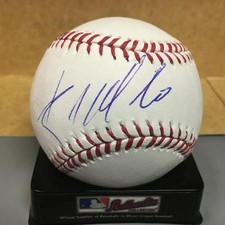 RANDALL DELGADO ARIZONA DIAMONDBACKS M.L. SIGNED BASEBALL W/COA