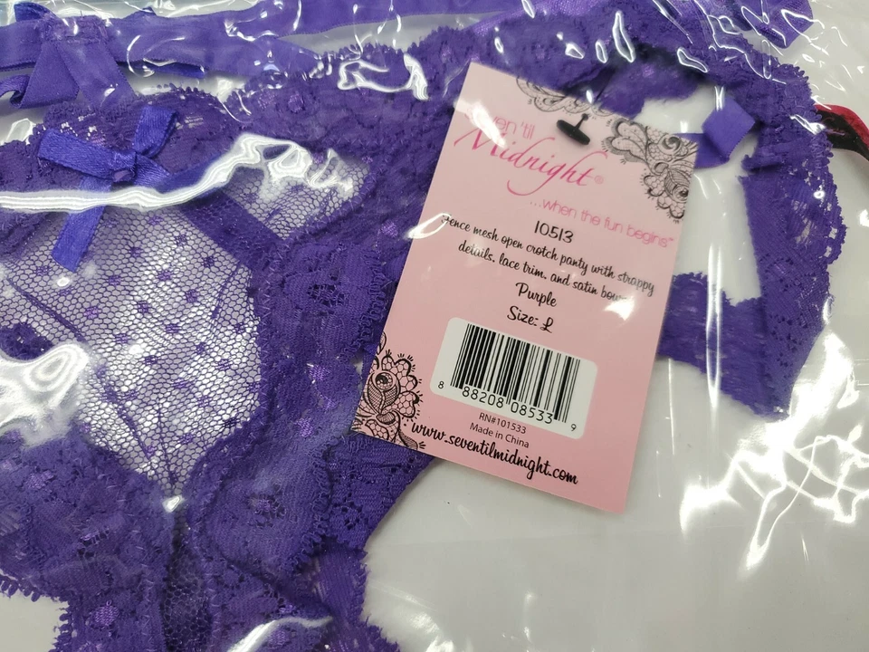 Panty de encaje Seven Til Midnight talla grande lote de 2 nuevas Foto 2 de 4