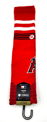 Stance MLB Los Angeles Angels Diamond Pro Angels OTC Socks Size L Men's 9-13