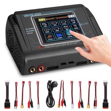 HTRC L6X2/T240 Balance Charger Touch Screen Dual Channel C150/C6 Lipo Charger
