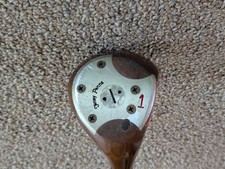 VINTAGE TONEY PENNA PERSIMMON DRIVER 1 WOOD OIL HARDENED