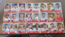 2022 TOPPS CHROME PLATINUM BOSTON REDSOXS COMPLETE TEAM  BASE SET 24 CARDS