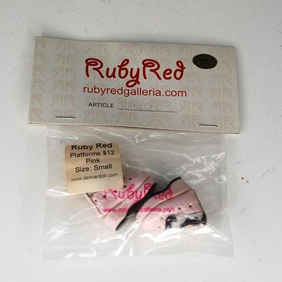 Ruby Red Galleria Pink Platform Shoes Small 2.2cm 26mm Blythe Pullip Momoko
