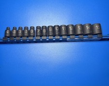 14 PIECE 1/4 DRIVE METRIC 6 POINT ADV IMPACT ...