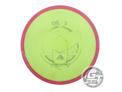 USED Axiom Discs Fission Defy 167g Yellow Pink Rim Distance Driver Golf Disc