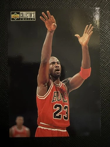 1997 UD Collectors Choice MICHAEL JORDAN Michaels Magic Card 389 Chicago Bulls
