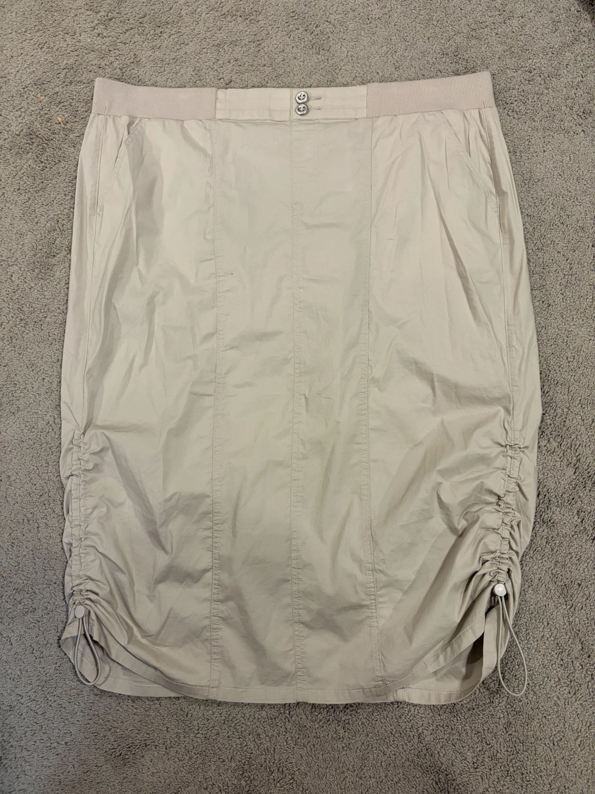 Torrid Maxi Poplin Cargo Skirt Chateau Gray Women’s Plus Sz 3X 22/24 New Tag $70