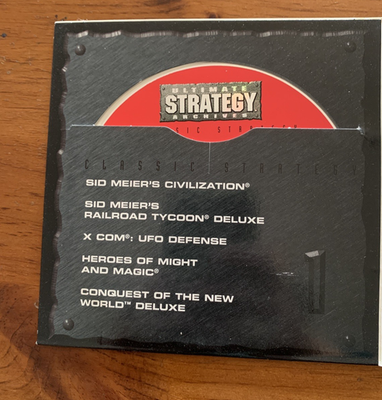 Ultimate Strategy Archives - Civilization, Jagged Alliance, XCOM... - PC (PAL, Anglais) - État Correct