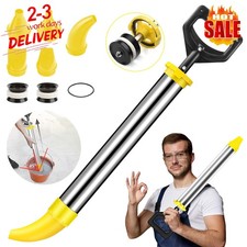 Caulking Gun Pump + 4 Nozzles Stainless Steel Grouting Mortar Grout Filling Tool