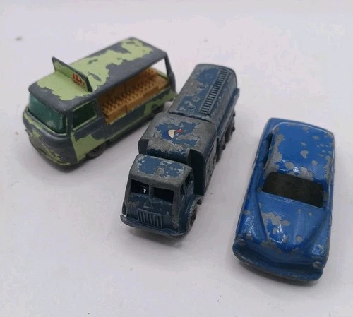 Vintage RAF 10 Ton No.73, Bottle Float, Blue Car Matchbox Series Lesney Diecast