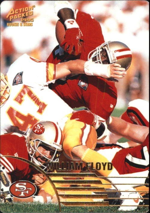 1995 Action Packed Rookies/Stars #39 William Floyd - FB