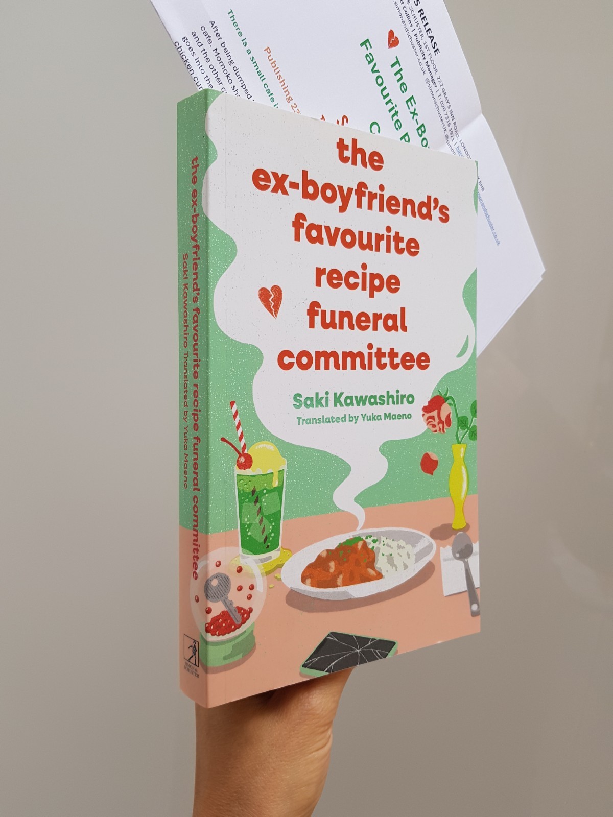 Ex-Boyfriend's Favorite Recipe Funeral Committee : A Novel by Saki Kawashiro...