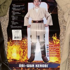 OFFICIAL LICENSED OBI-WAN KENOBI M 8-10 COSTUME Age 5-7 Pants Boot Tops Jacket