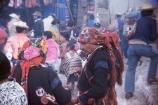 Guatemala Men at Chichicastenango Market 1975 Kodachrome Duplicate Color Slide