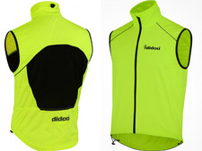 Mens Cycling Gilet Windproof Reflective Vest Lightweight Breathable Jacket