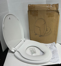 Adult  Child Multi-Seat Toilet Seat White ELONGATED Soft Close Potty Training