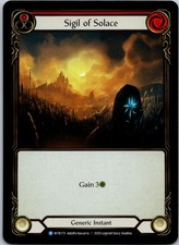 Sigil of Solace (Red) Rare Welcome to Rathe WTR173 NM