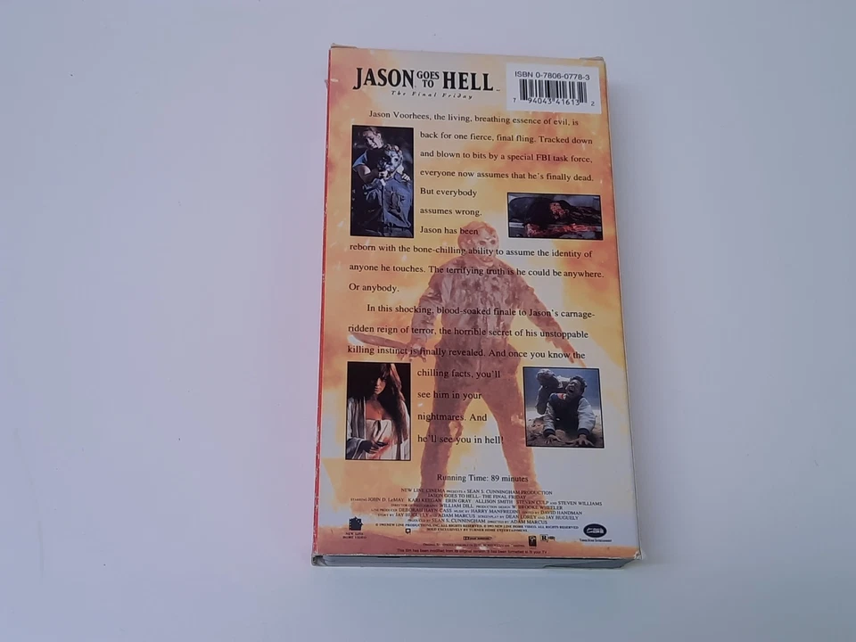 Jason Goes To Hell The Final Friday The 13th 9 1993 Uncut VHS USA NTSC Video - Bild 2 von 4