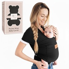 Baby Wrap Carrier - Premium Cotton Baby Carrier Wrap for Newborn to Toddler-