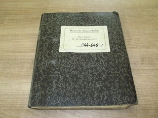 Original Betriebsbuch von " 44 640 " der DB Dampflok WDKB186