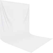 White Photo Backdrop Background, 10X20 Ft White Screen for Photography, Seamless