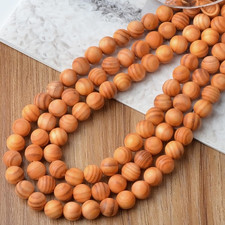 6Mm Natural Wooden round Loose Beads Jewelry Making with Thread 200 Pcs Emperor