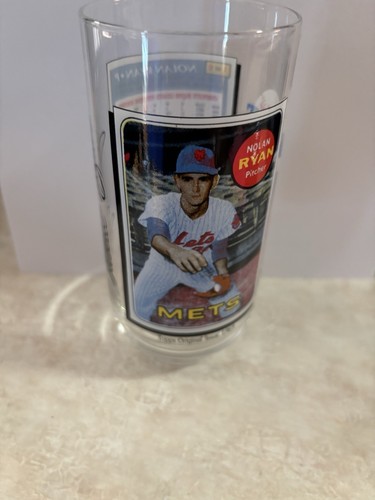 1993 McDonald's Glass - Nolan Ryan 1969 Topps Card- All-Time Greatest Team