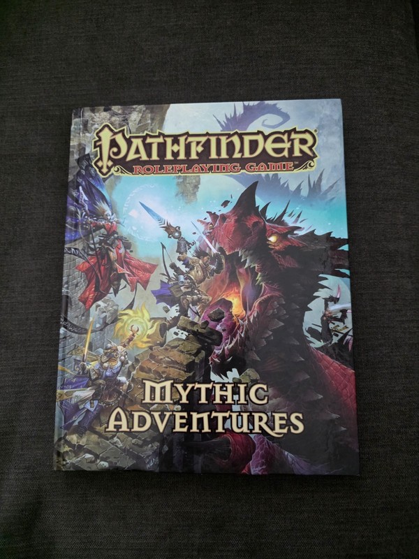Paizo Pathfinder Mythic Adventures VG+/NM