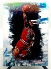 Michael Jordan 2/50 Limited Edition Signed Edward Vela card