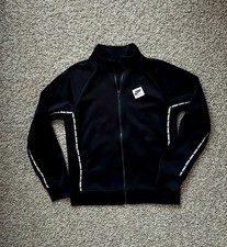 Nike Air Jordan Jump Man Youth Boys Jacket Zip Sweatshirt Sz L 12-13 Yrs Black