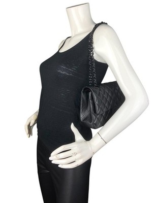 Chanel 2025 So Black Lambskin Leather 10