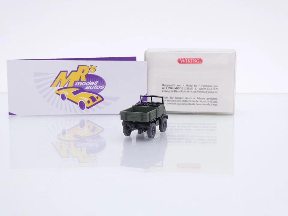 Wiking 696 15 # Unimog 411 in olivegrün der " Bundeswehr " 1:87 ab 4,99 € - Bild 3 von 4