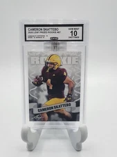 Cam Skattebo 2025 Leaf Prized #07 New York Giants Rookie Card RC - Graded CCG 10
